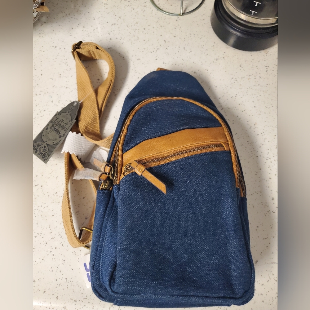 To Shirts & Jeans Denim Backpack/Purse